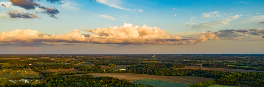 Sunset shots from 400 feet.